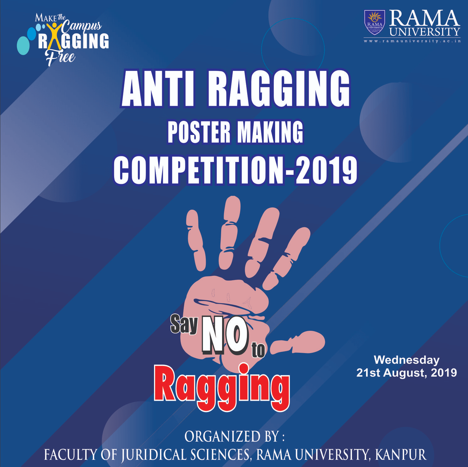 Registration opens for Anti Ragging Poster Making Competition