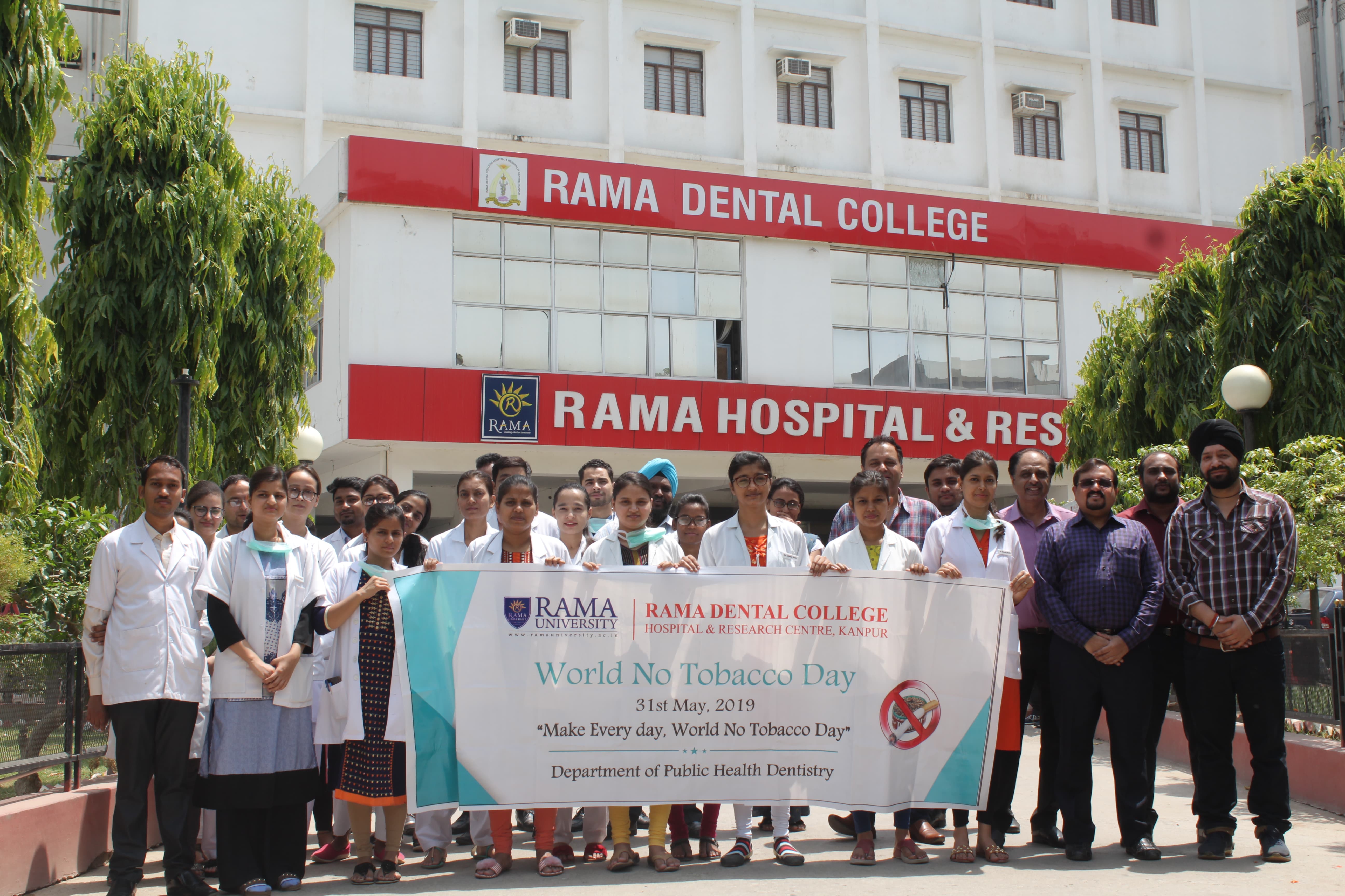 World No Tobacco Day Observed at Rama Dental College